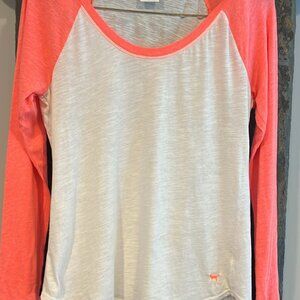 Victoria's Secret "PINK" Campus Baseball T ,Size Medium